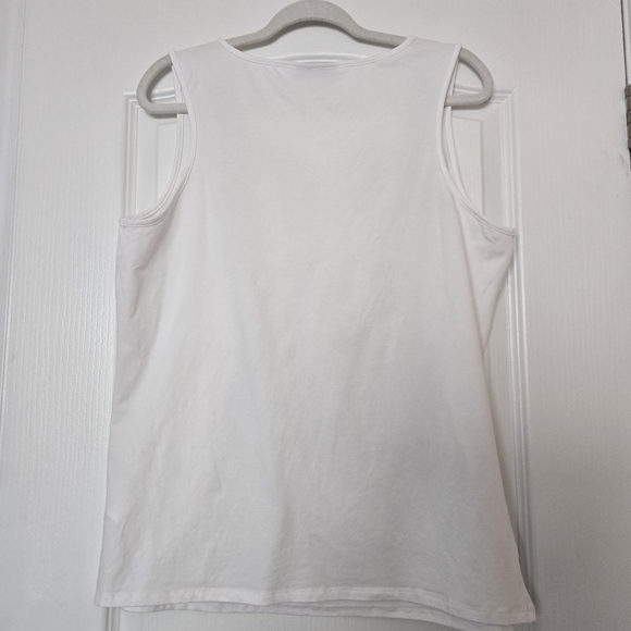 Trussardi Jeans Women’s Graphic Print Tank Top White EU Size XXL, US XL - Picture 9 of 12